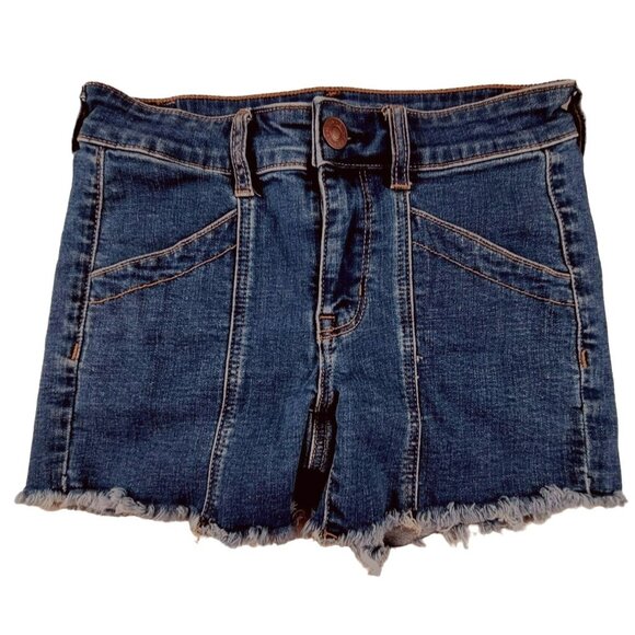 American Eagle Outfitters Women's Denim Shorts size 2 Cut-Offs Salvage JH1270 - Picture 1 of 6